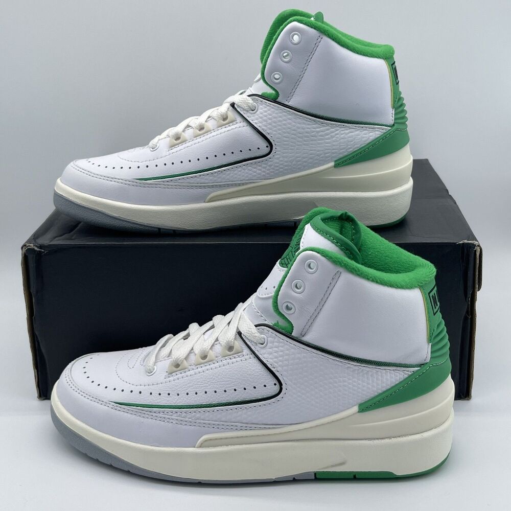 Air Jordan 2 Retro GS "Lucky Green" | DQ8562103 | Kid's 5Y | Women's 6.5 | NEW